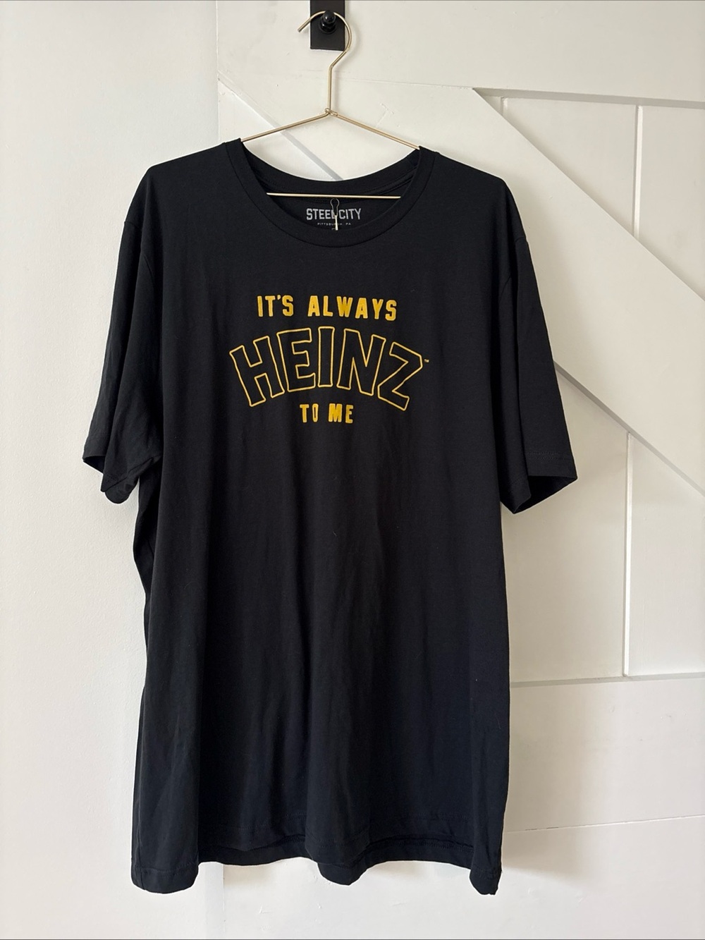 Steel City “It’s Always Heinz To Me” Black T-shirt Size XXL Pittsburgh PA Unisex